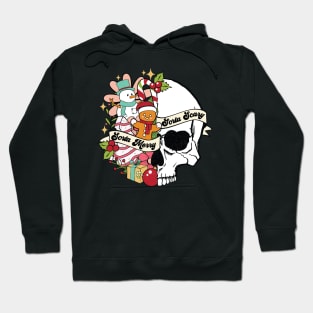 "Sorta Merry Sorta Scary" Christmas Skull Hoodie